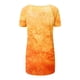 thumbnail image 5 of Puntoco 2024, tops a la moda de verano para mujer, blusa con estampado degradado a la moda para mujer, camisetas holgadas de manga corta con cuello en V, 5 of 5
