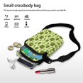 thumbnail image 7 of HELLHERO Polyester Women Shoulder Bag Double Deck Crossbody Bag for Outdoor Travel(Pickle Can and Slice Pattern), 7 of 7