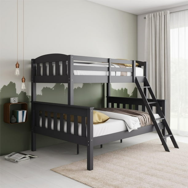 Amazon Com Mainstays Premium Twin Over Full Bunk Bed Multiple Colors Furniture Decor