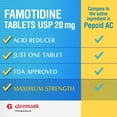 thumbnail image 3 of Glenmark Maximum Strength Famotidine Tablets, 20 mg, Acid Reducer for Heartburn Relief, 200 Count, 3 of 7