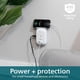 thumbnail image 5 of Protector contra sobretensiones Philips SPS6026WA/37 6 salidas 2-USB 450J, 5 of 6