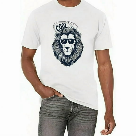 100% cotton tshirts men tee Mens COOL Cool T Shirts White