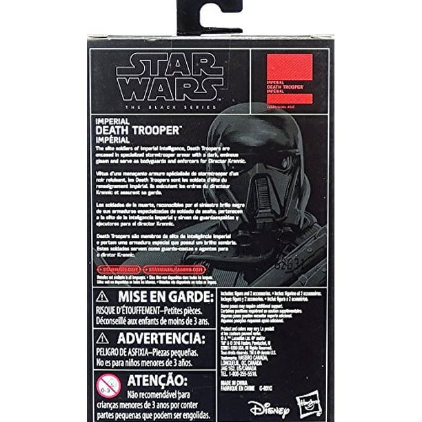 Star Wars: Rogue One, The Black Series Imperial Death Trooper Exclusive  Action Figure, 3 .75 Inches
