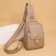 thumbnail image 1 of Bolso Bandolera Bolso Cruzado Sencillo Para Mujer, Riñonera, Bolsos De Mensajero A La Moda, Bolsillos En La Cintura Del Pecho, 1 of 8