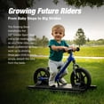 thumbnail image 2 of Strider 12” Sport Bike (Blue) + Rocking Base - Helps Teach Baby How to Ride a Balance Bicycle - for Kids 6 Months to 4 Years - Easy Assembly & Tool-Free Adjustments, 2 of 8