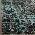 thumbnail image 2 of SAFAVIEH Classic Vintage Montague Geometric Area Rug, Teal/Black, 6'7" x 9'2", 2 of 5