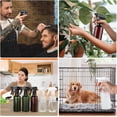 thumbnail image 5 of Plastic  Bottles (2 Pack 10 oz), Leakproof Adjustable Fine Mist & Jet Stream Nozzle,   Plastic Multi-Purpose for Hair, , Cleaning (2 PACK CLEAR), 5 of 6