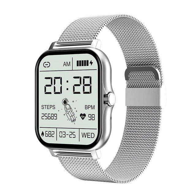 Reloj inteligente Bluetooth Llamada Ejercicio Podómetro Frecuencia cardíaca Presión arterial Oxígeno en sangre Sueño Monitoreo de salud