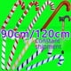 thumbnail image 1 of Muleta inflable navideña de 6 colores Muleta inflable de color caramelo Muleta de regalo para eventos navideños, 1 of 4