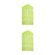 thumbnail image 2 of sweethay Bolsas de almacenamiento colgantes de 16/24 rejillas, calcetines para sujetador, ropa interior, organizador transparente para el verde 2Conjunto, 2 of 6