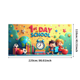 thumbnail image 3 of LUUFILx First Day of School Banner Backdrop Classroom Decor for Kids Photography Props Birthday Party Background Decorations Supplies Celebration, 3 of 7