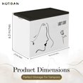 thumbnail image 7 of HOTCAN Discreet Tampon Holder for Bathroom with Vanity Tray Lid, Tampon Organizer for Bathroom for Wall or Countertop Mount, Wooden Feminine Product Organizer, White Bathroom Accessories, Storage Box, 7 of 7