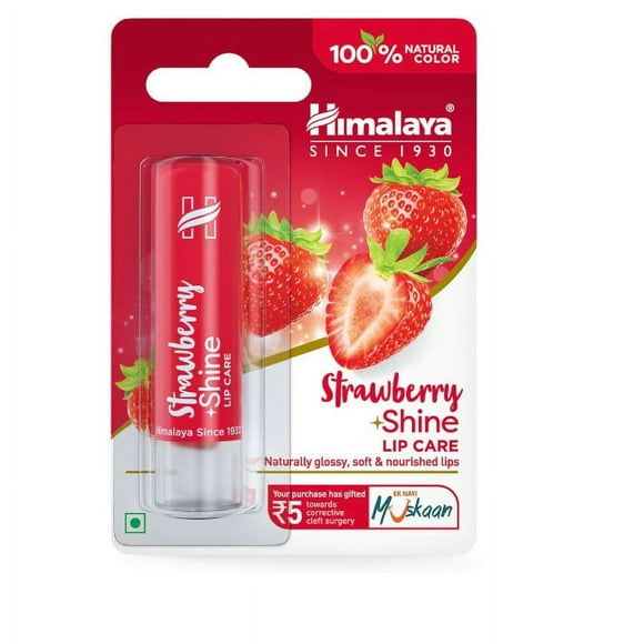 Himalaya Strawberry Shine Lip Care 4.5 gm Balm