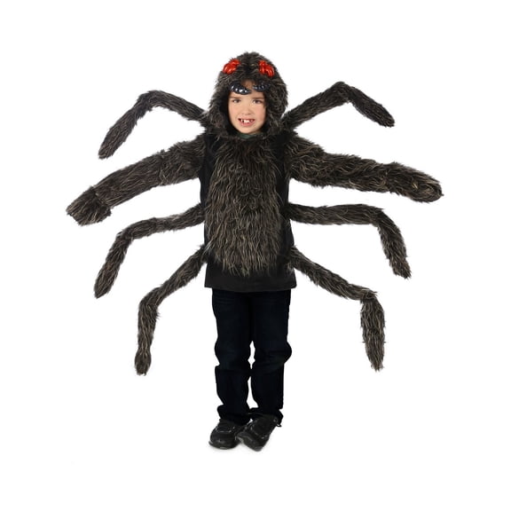 Rubies Tarantula Spider Hoodie Costume for Kids, Unisex Small/Medium