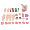thumbnail image 2 of Kitchen Color Dough Toy, Burger Maker Color Dough Set Light Clay  for Kindergarten, 2 of 7