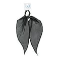 thumbnail image 2 of Time and Tru Women's Pony Scarf Hair Accessory, Black, 2 of 3