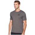 thumbnail image 5 of Under Armour Men's UA Sportstyle Short Sleeve Activewear Shirt, Charcoal Medium Heather, 4XL, 5 of 12