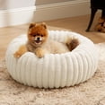 thumbnail image 1 of Cama para mascotas Bedsure Donut, forro polar de pana para perros pequeños, lavable, talla S, 1 of 8