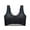 Black, variant on Elainilye Fashion Womens Sports Bras Multipack Lace Gathered Bra Plus Size Sports Bra Underwear Yoga Bra Everyday Bras,Black