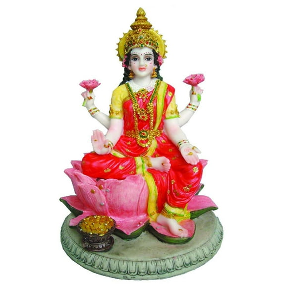 Global Desi Laxmi Statue Idol Murti 8.5"