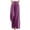 1-Purple, variant on Wide Leg Pants for Women High Wasited Baggy Palazzo Pants Casual Pull On Bell Bottom Smocked Elastic Waist Pants