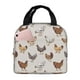thumbnail image 1 of Easygdp Various Chicken Bolsa Térmica Premium - Tela Oxford Impermeable, Gran Capacidad, Bolsillo Frontal, Unisex para Trabajo, Escuela, Actividades al Aire Libre y Picnics, 1 of 8