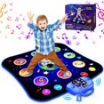 thumbnail image 1 of Juego Dance Mat JAMLAMQ para niños de 4 a 8 años con música Bluetooth, 1 of 9
