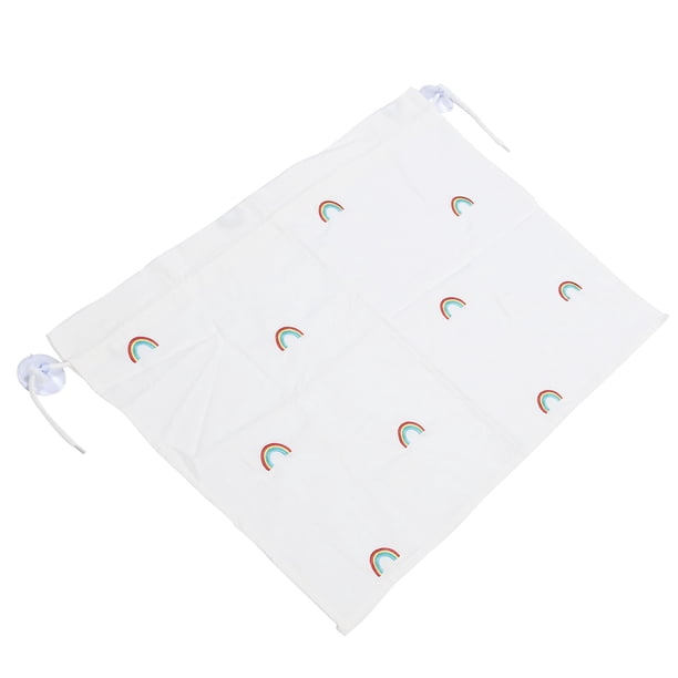Cortina De Sunshade De Automóvil, Cortina De Lino De Algodón De Tapa De La Cubierta Del Automóvil Retráctil Y Plegable Para El Algodón De Algodón Para Protección Solar,