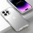 thumbnail image 1 of SaniMore for iPhone 14 Pro 6.1" 2022 Case, Wear-resistant Frosted PC Backplane & Shockproof Soft TPU Bumper Anti-fall Anti-scratch Thin Lightweight Cover for iPhone 14 Pro 6.1" 2022, Clear, 1 of 9