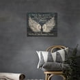 thumbnail image 2 of Rustic Angel Wing Canvas Wall Art Farmhouse Inspirational Quotes Wall Decor Angel Pictures Prints Motivational Framed Modern Artwork for Home Living Room Bedroom Bathroom 16"x12", 2 of 6
