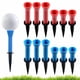 thumbnail image 3 of Greeniant Paquete de 12 tees de golf, portabolas de plástico, accesorios de práctica portátiles para interiores y exteriores, para Golf Rojo 76 mm, 3 of 6