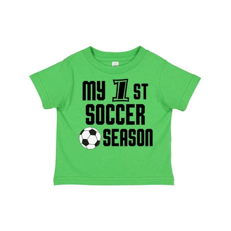 

Inktastic My 1st Soccer Season Gift Toddler Boy Girl T-Shirt