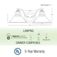 thumbnail image 4 of Kira Home Welton 19" Farmhouse Light, Dual Funnel Shades, Dark Bronze Wall Sconce Bathroom Light, Brushed Dark Bronze, 4 of 9