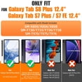 thumbnail image 2 of Funda SEYMAC de serie para Samsung Galaxy Tab S7 FE/S8 Plus 5G de 12,4 pulgadas, 2 of 7
