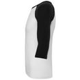 thumbnail image 3 of Canvas  Adult 3/4 Sleeve Baseball T-Shirt, 3 of 3