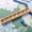 Brown, variant on Mahjong Charleston Tracker with Dice, Compact American Mahjong Passing Guide Tool Accessory For Mahjong Game Nights Club Gatherings (Blue and Pink)