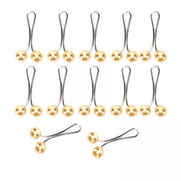 5 x 12 broches para hiyab, bufandas, suéteres, chal, amarillos 5 piezas