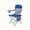 Blue, variant on Portable Camping Chair with Cushioned Seat & Back, Side Pockets and Cup Holder, Includes Carry Bag, Ideal for Camping, Tailgating, Fire Pits, Patio and Outdoor Activities
