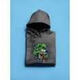 thumbnail image 3 of Rat Fink Face Out Of Hole Hoodie Women -T-Line Designs, Female XX-Large, 3 of 4