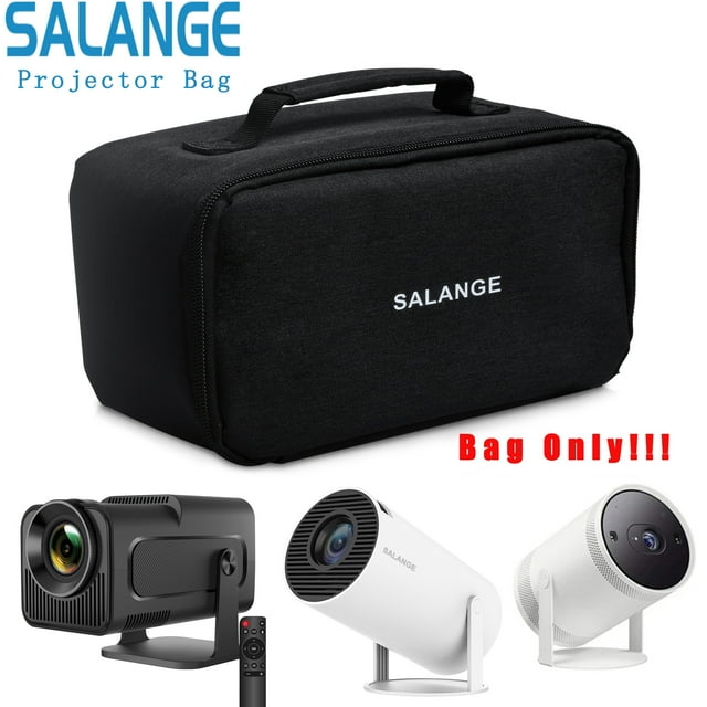 Salange Projector Storage Case, Carrying Case Bag, Waterproof for Outdoor/Home, Suitable for Most Large Projector Bag