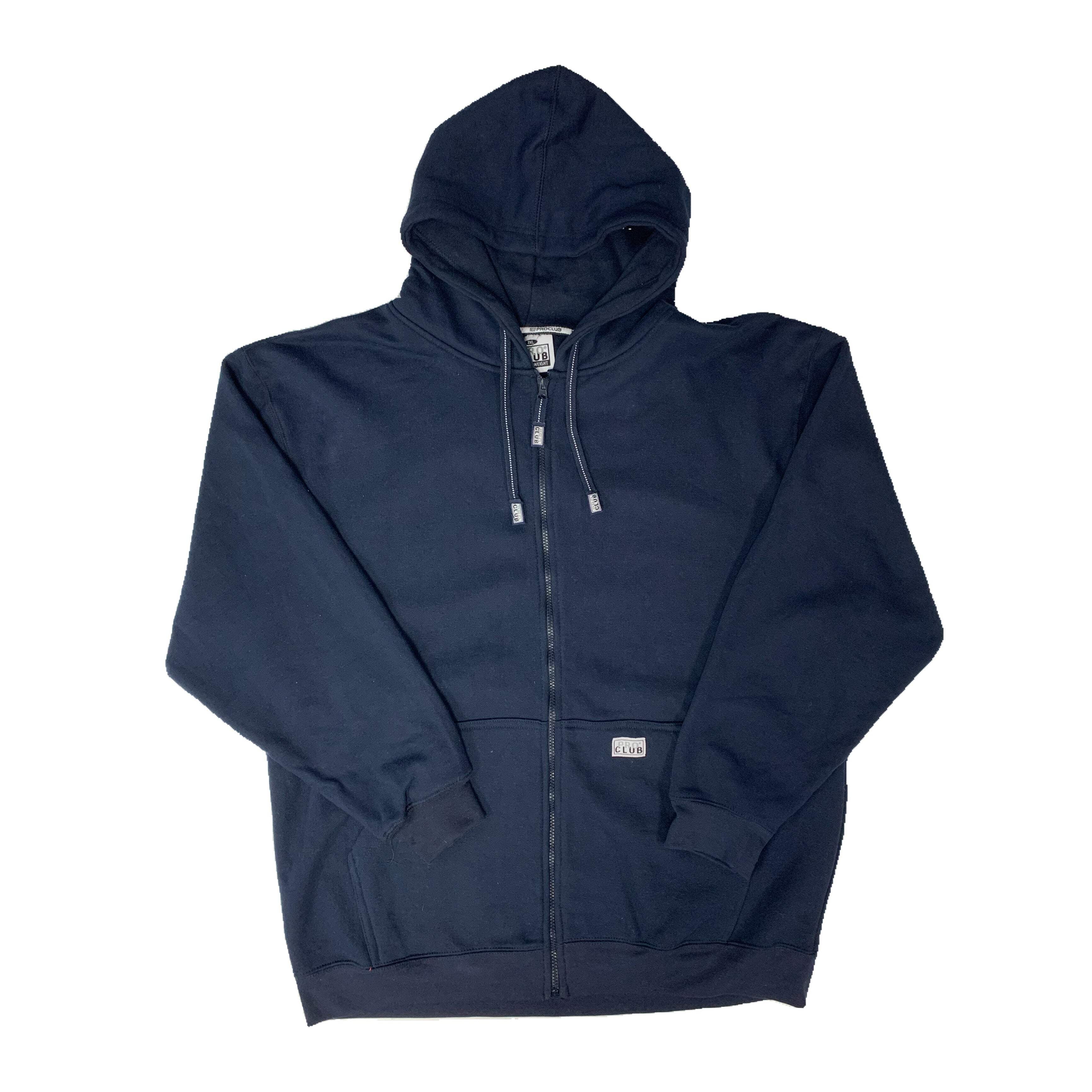 Pro Club Men s Heavyweight Full Zip Fleece Hoodie Walmart
