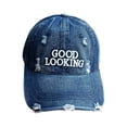 thumbnail image 2 of Baseball Cap Golf Dad Hat AURORADY American Camouflage Baseball Hat Big Head Circumference Small Cowboy Cap, Blue One Size Baseball Caps, 2 of 3