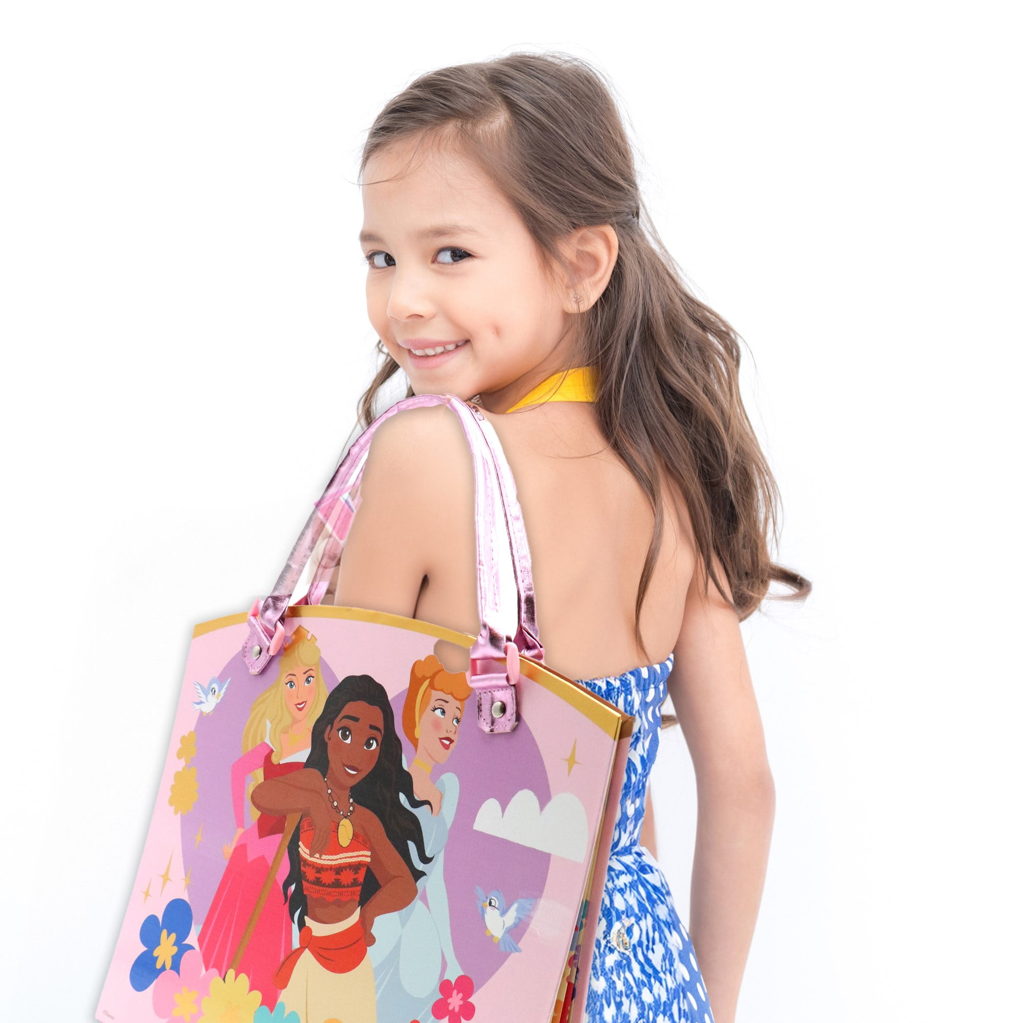 Tara Toy: Activity Tote - Disney Princess - All-In-1, Store Everything Inside The Character Tote, Color-Sticker-Pad Activities, Play Scenes, Kids 3+