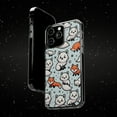 thumbnail image 6 of DistinctInk Hybrid (Acrylic / TPU) Clear Slim Fit Case for Apple iPhone 14 PLUS (6.7" Screen) - "ARctic Fox: A Musical Pattern Delight", 6 of 8