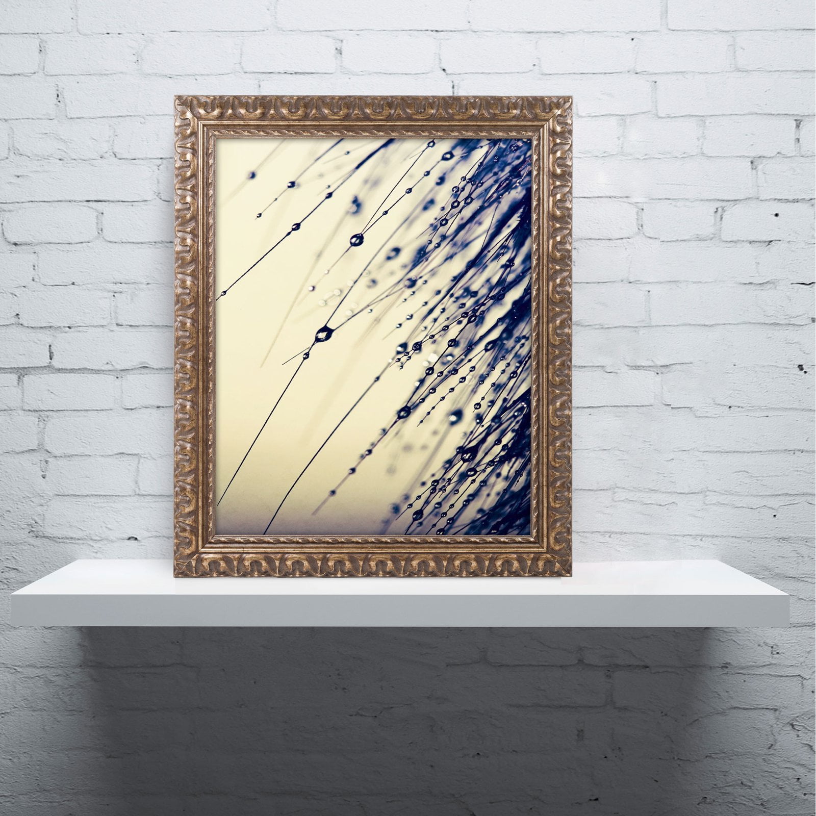 Trademark Fine Art "Music of Yesterday" Canvas Art by Beata Czyzowska Young, White Matte, Black Frame