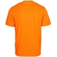 thumbnail image 3 of Champion Women's Essential Double Dry V-Neck Tee, Safety Orange Camo, 2XL, 3 of 3