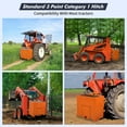 thumbnail image 4 of 800 lbs Capacity Tractor Ballast Box, Heavy Duty Category 1 3-Point Hitch Ballast Box with 5 Cu, 4 of 6