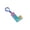 B, variant on Keyboard Fidget Keychain, 4-in-1 Stress Relief Keyboard Clicker Decor, Keychain Cube Mechanical Key Button Clicker for Office School Home to Pass The Time (B)