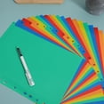 thumbnail image 4 of Pawsdot Assorted Color Plastic Insertable Dividers for Binders Clear Document Classification, 4 of 7