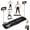 Black, variant on Folding Pilates Board, Multifunctional Abdominal Board for Home Workout, Portable Core Trainer with Non-Slip Grip, Pilates Equipment for Plank, Crunch, 15+ Moves, Supports Up to 300lbs